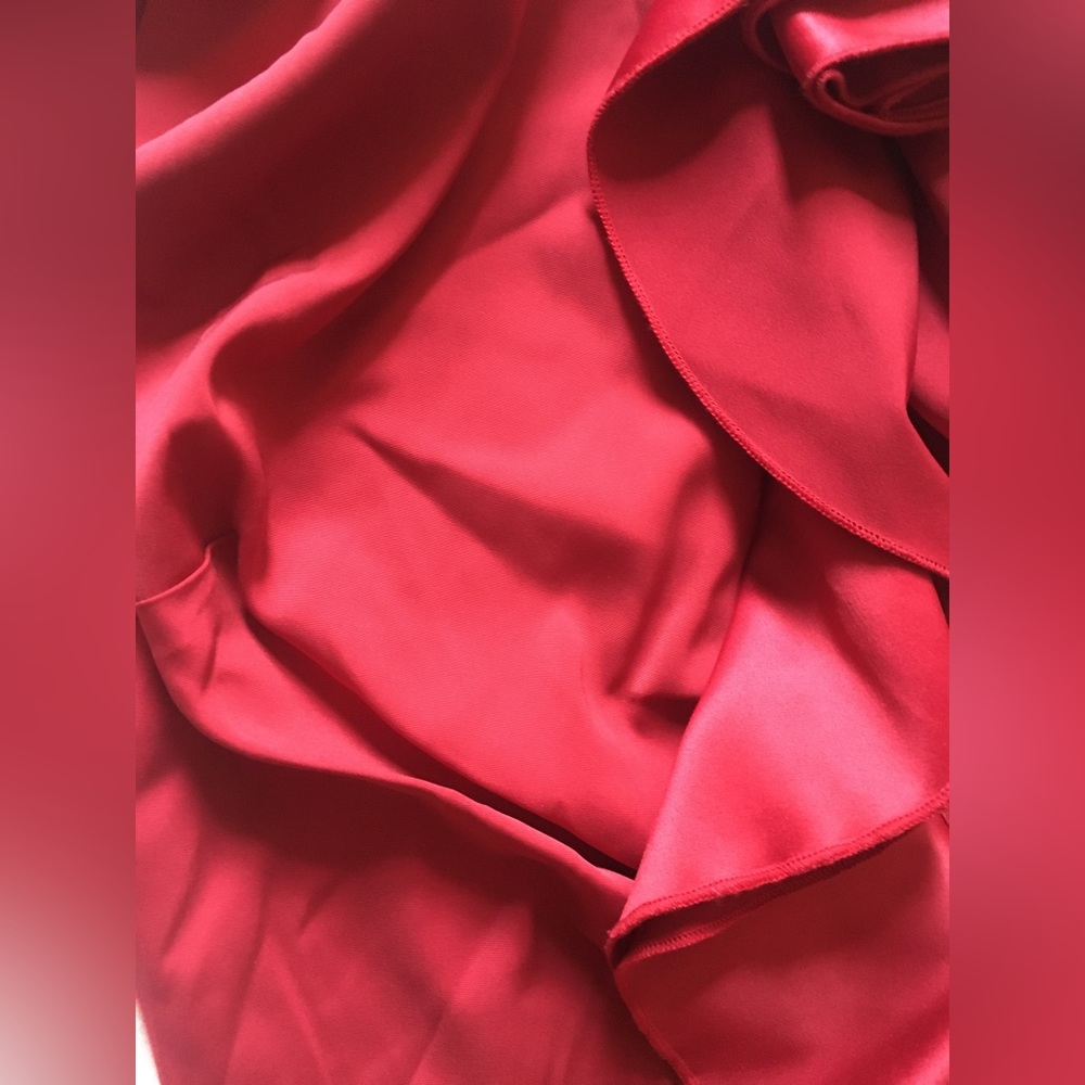 Woman’s brand new dress satiny red , great for wedding Bd grad Christm…